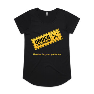 Under Construction - mali scoop tee Thumbnail